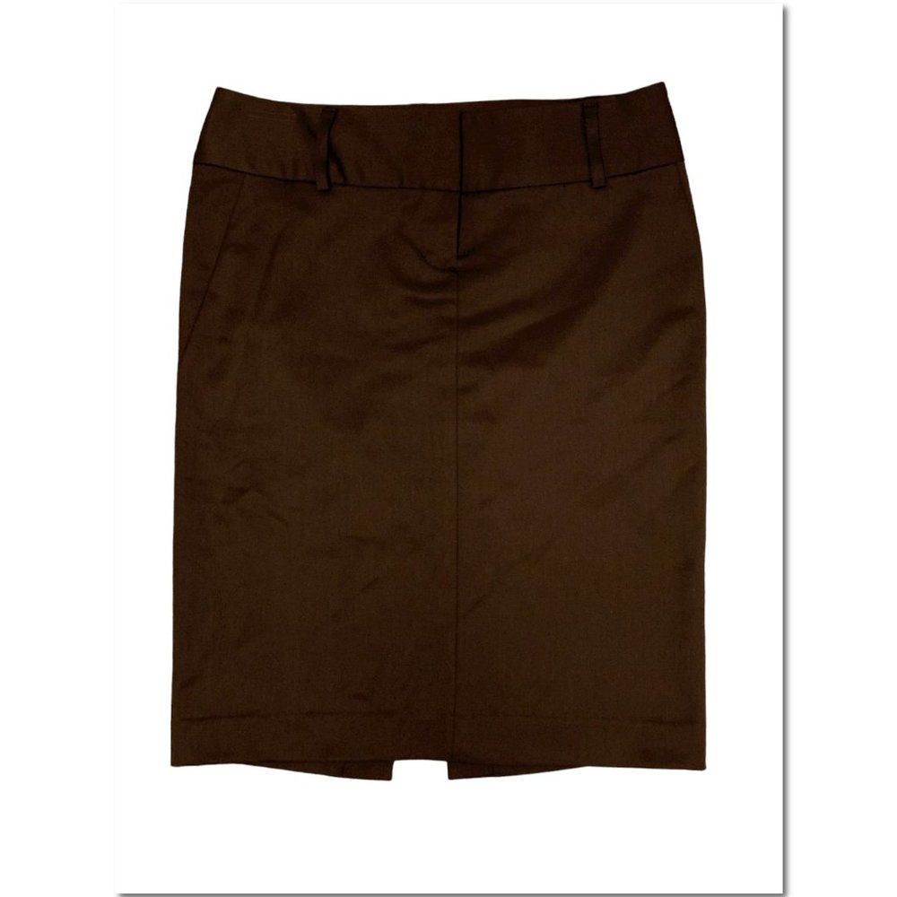 Express Design Studio Pencil Skirt Brown Leopard Lining Size 2 NWT
